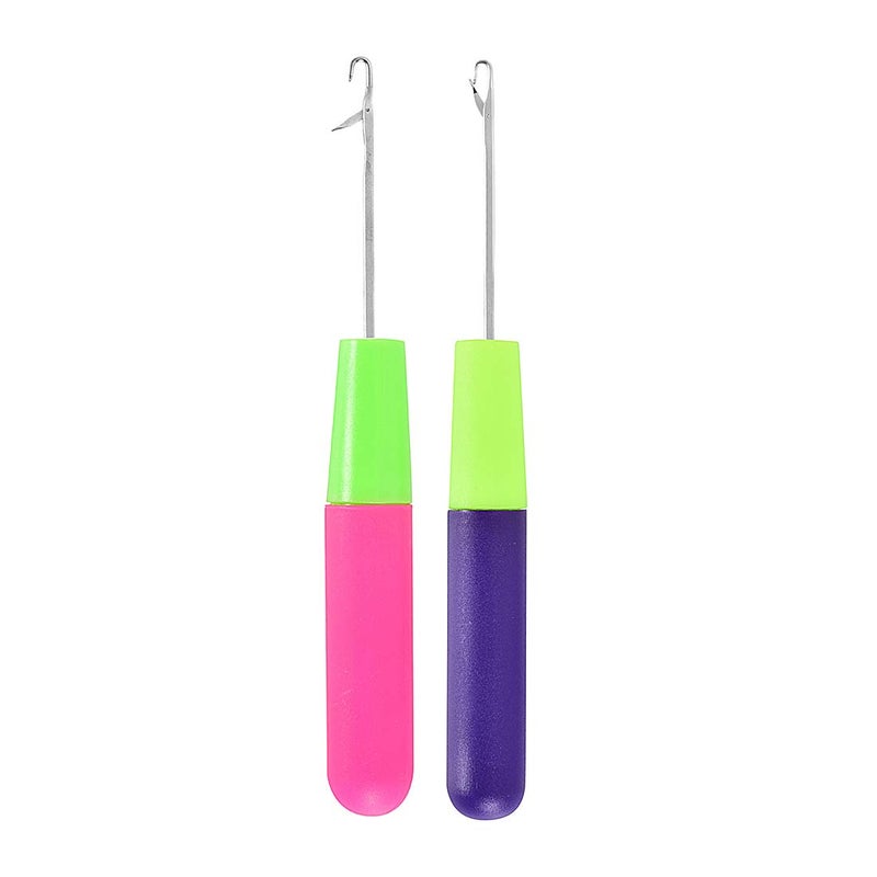 YONGYI Latch Hook Crochet Needle,2Pcs Latch Hook Tool,Big Crochet Needle 5.0mm(0.2inch),Small Crochet Needle3.8 mm(0.15inch) - Image 1